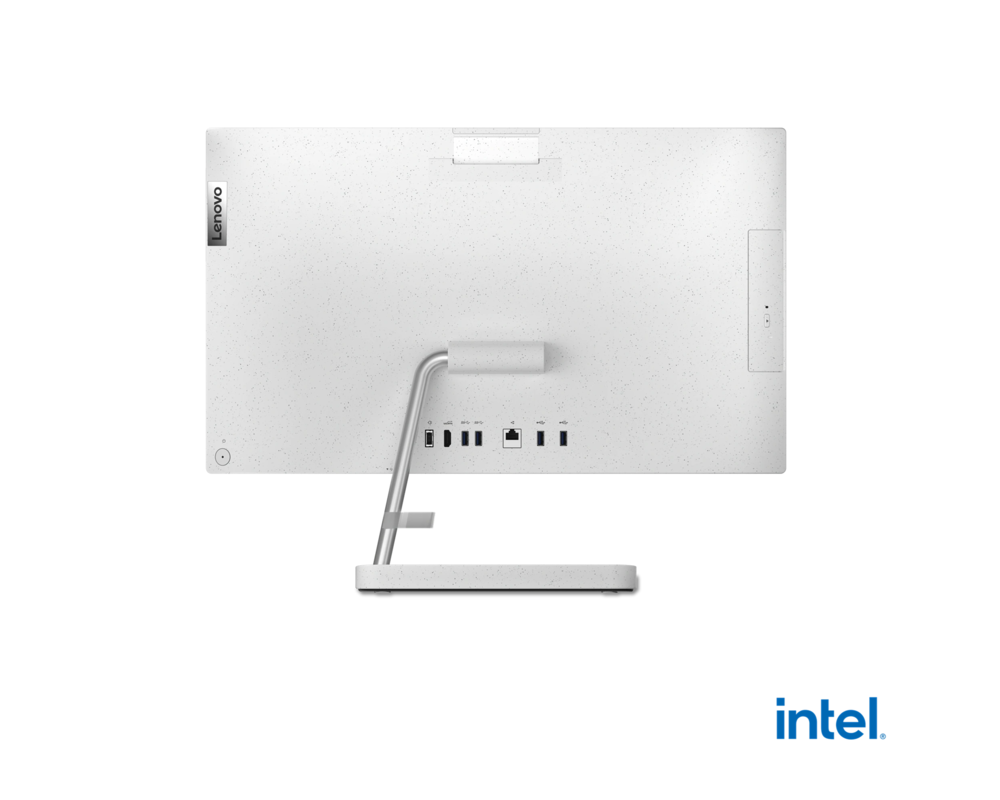 Компютър All in One LENOVO IdeaCentre AIO 3 Intel Core i5-12450H 23.8inch FullHD AG 8GB DDR4 512GB PCIe DOS 2Y White 4