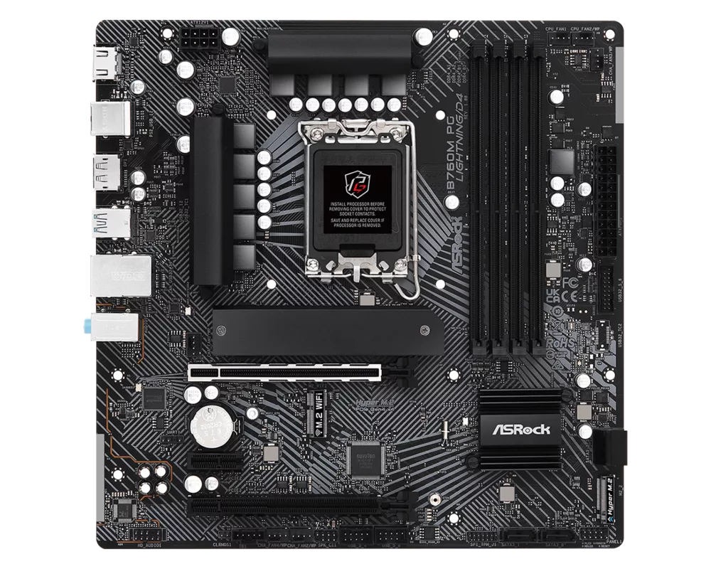 Дънна платка ASROCK B760M PG LIGHTNING /D4 3