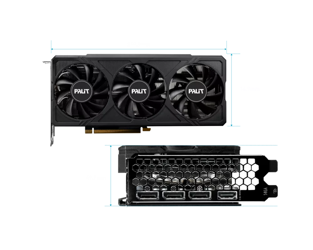 Видеокарта PALIT RTX4060TI JETSTR 16G GD6 5