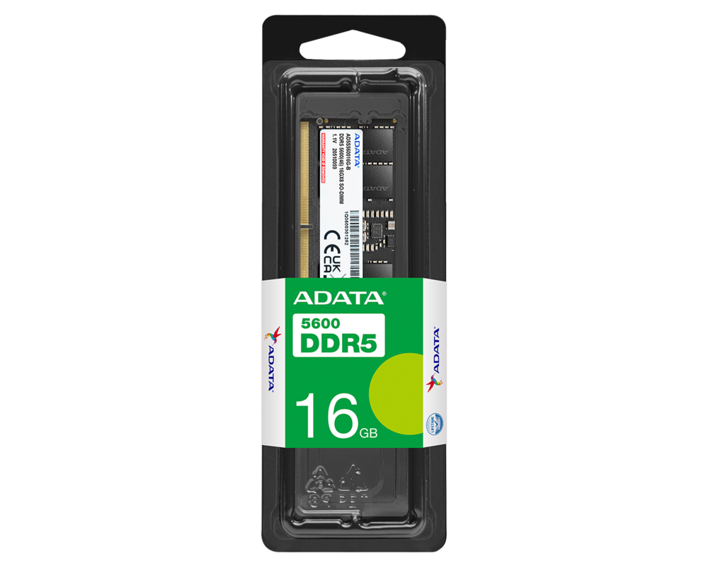 Памет ADATA 16GB DDR5 5600 MHz SO-DIMM 3