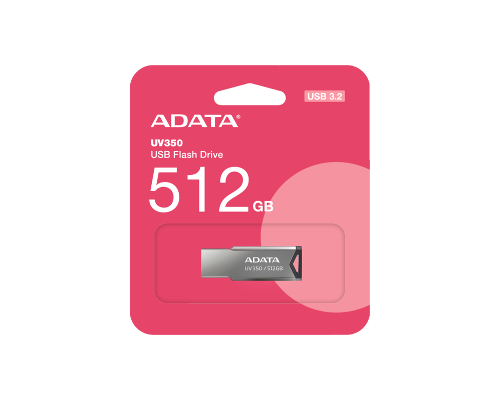 Флаш памет ADATA UV350 512GB USB 3.2 Black 5