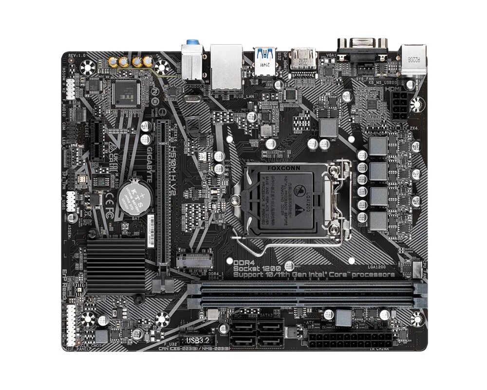 Дънна платка GB H510M H V2 / LGA1200 3