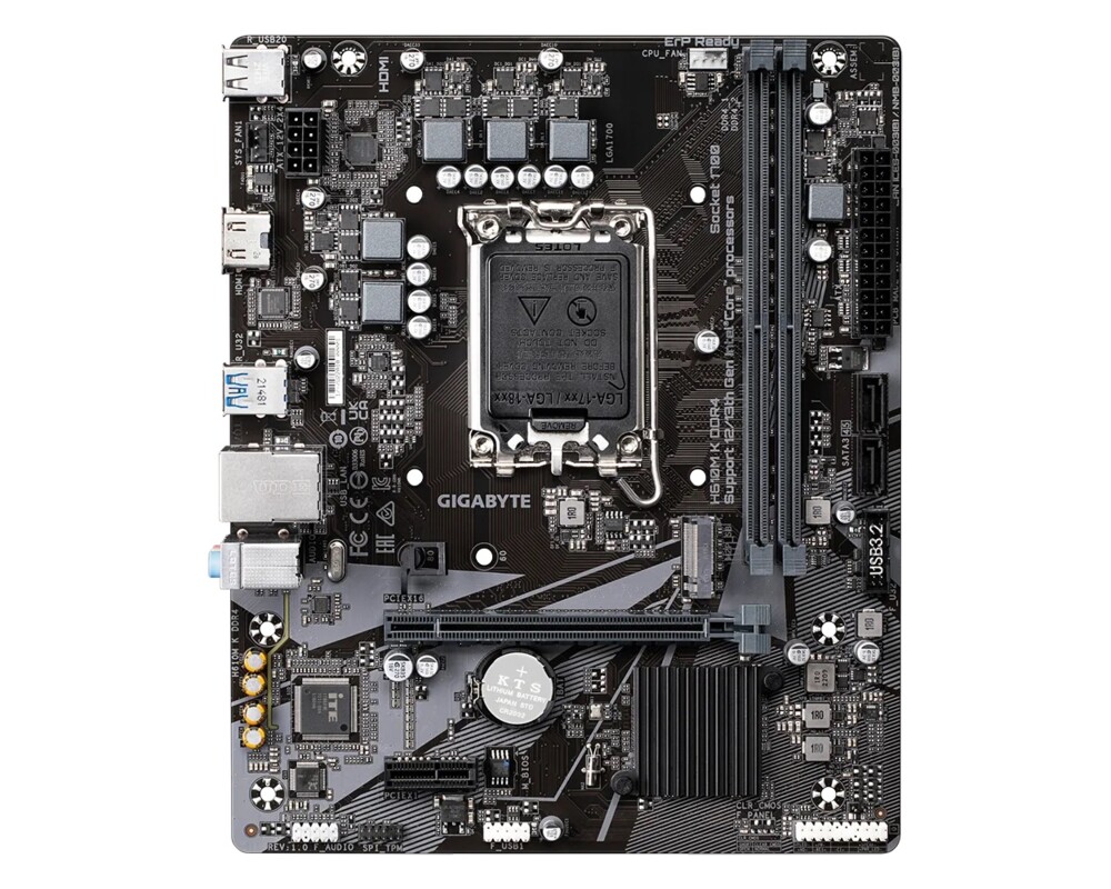 Дънна платка GB H610M K DDR4 / LGA1200 3