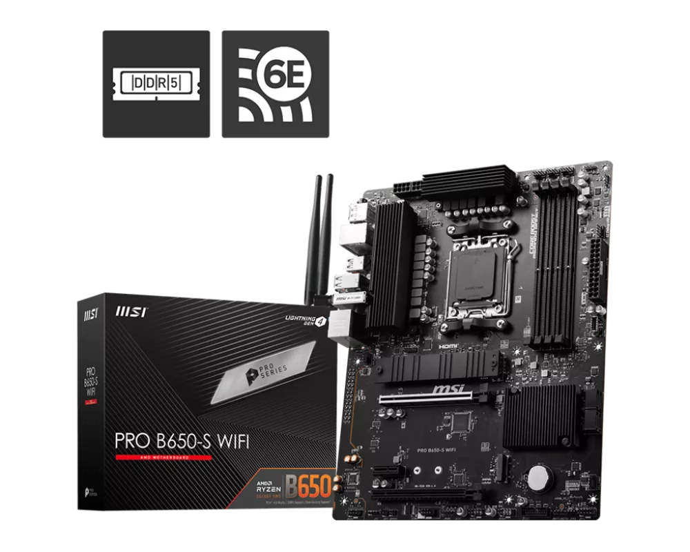 Дънна платка MSI PRO B650-S WIFI 2