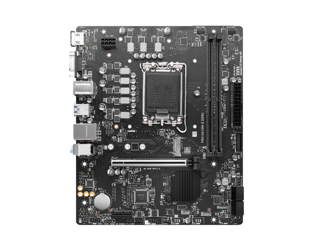 Дънна платка MSI PRO H610M-E DDR5 /LGA1700 5
