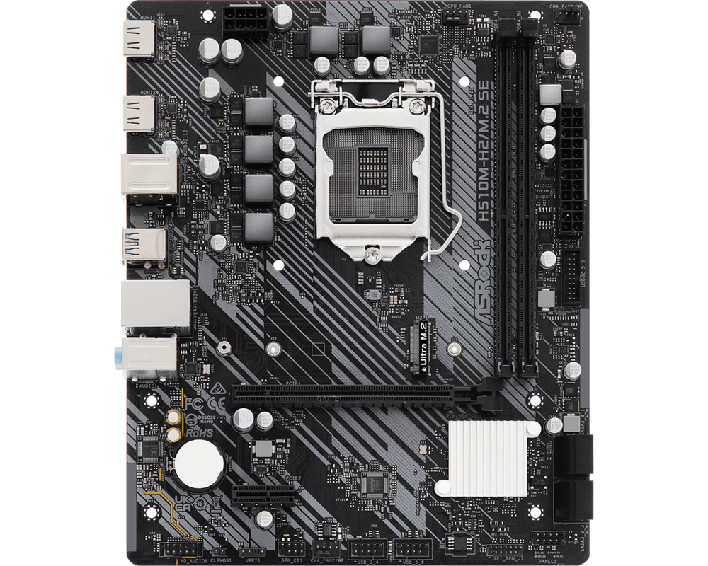 Дънна платка ASROCK MB LGA1200 H470 2 x DDR4 DIMM 1 x... 5