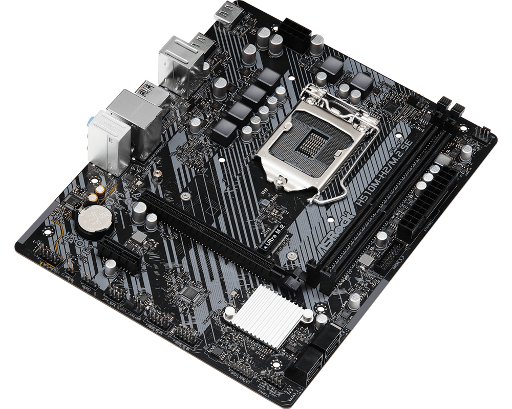 Дънна платка ASROCK MB LGA1200 H470 2 x DDR4 DIMM 1 x... 6