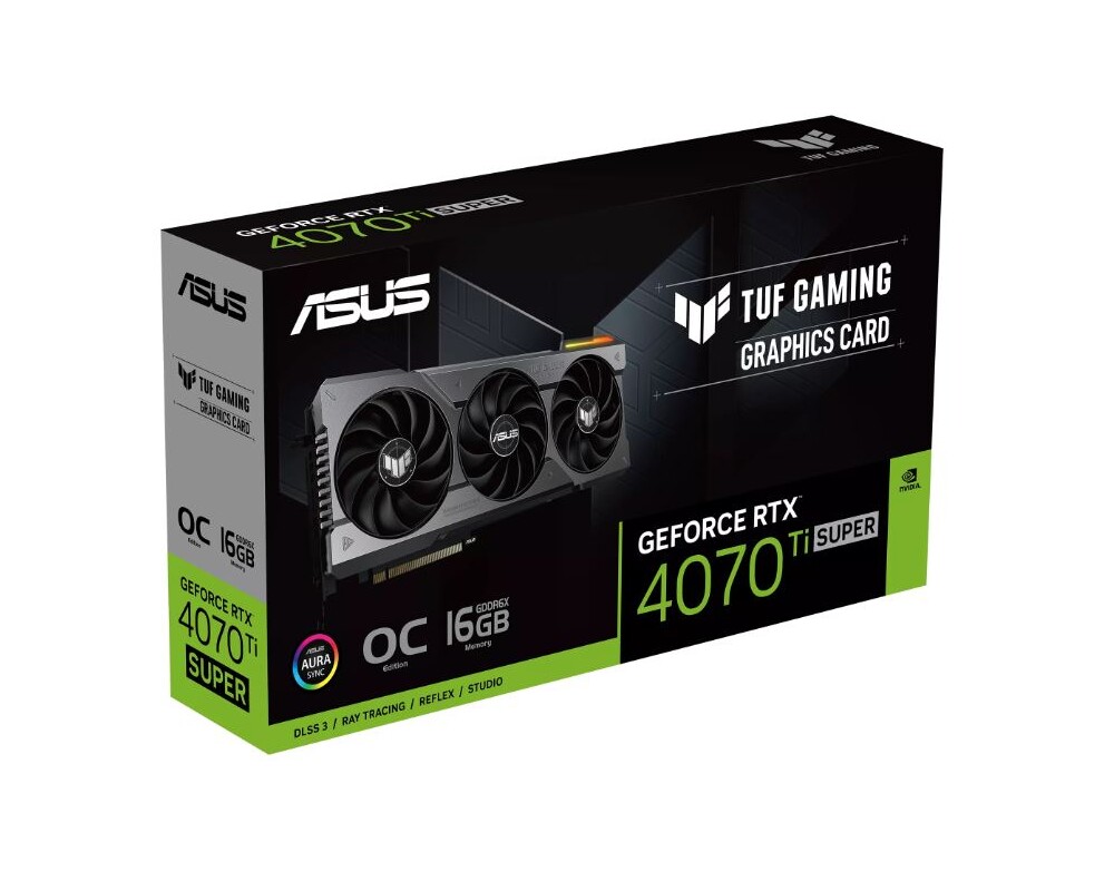 Видеокарта ASUS TUF RTX 4070 TI SUPER OC 16GB GAMING 12