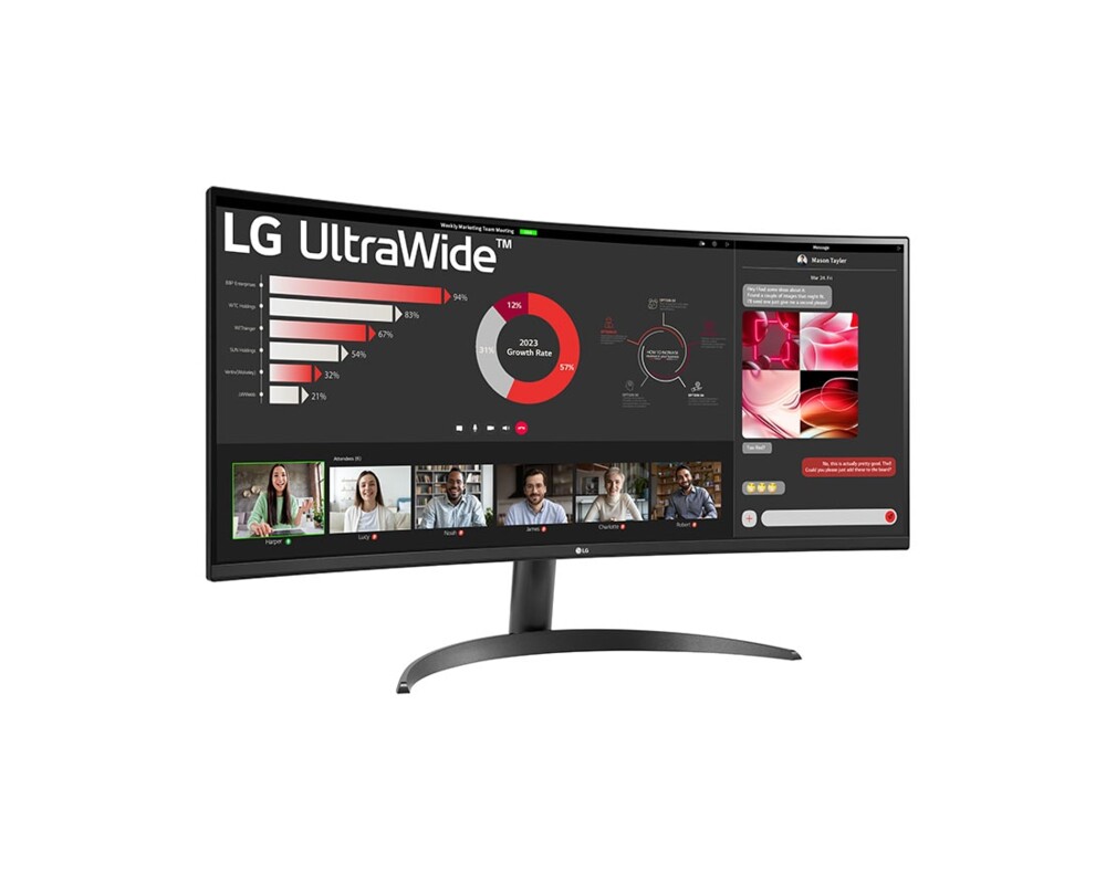Монитор LG 34WR50QC-B 8
