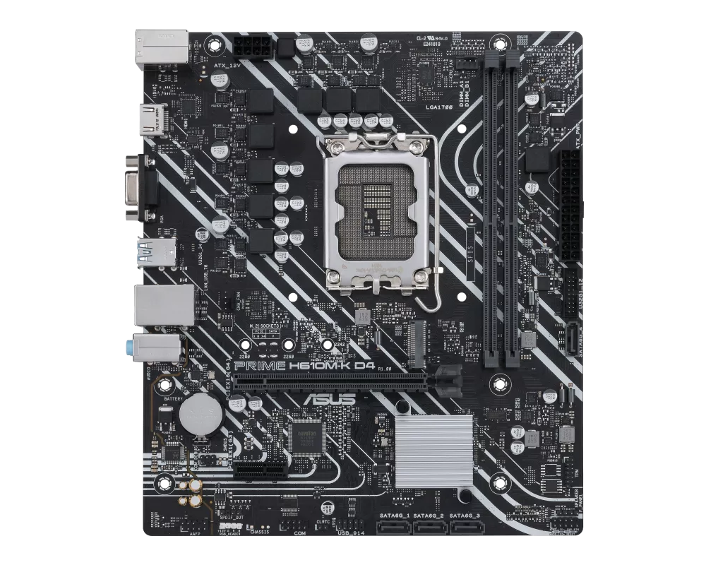 Дънна платка ASUS PRIME H610M-K D4, LGA 1700 mATX 13