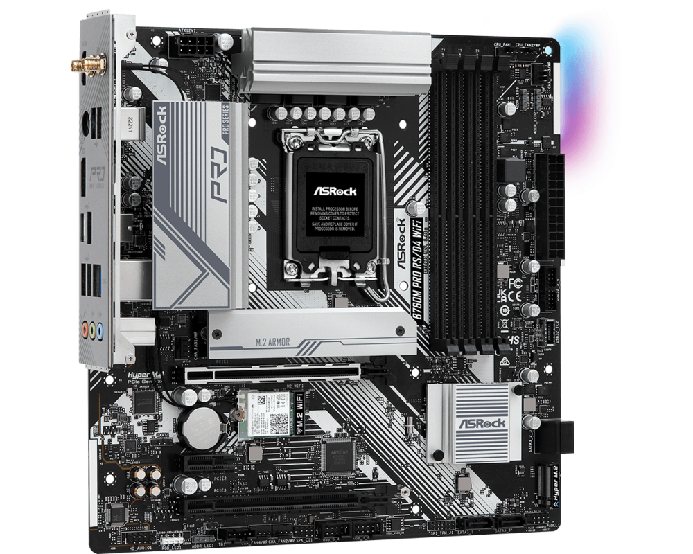 Дънна платка ASROCK MB Desktop B760M Pro RS Wi-Fi 8