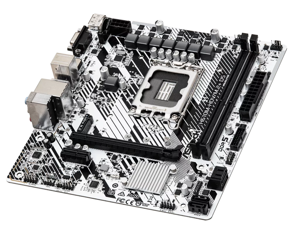Дънна платка ASROCK H610M-HDV/M.2+D5 3