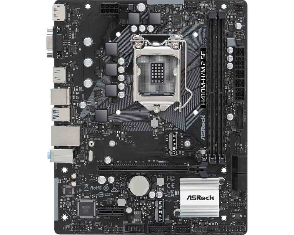 Дънна платка ASROCK H410M-H/M.2 SE 2