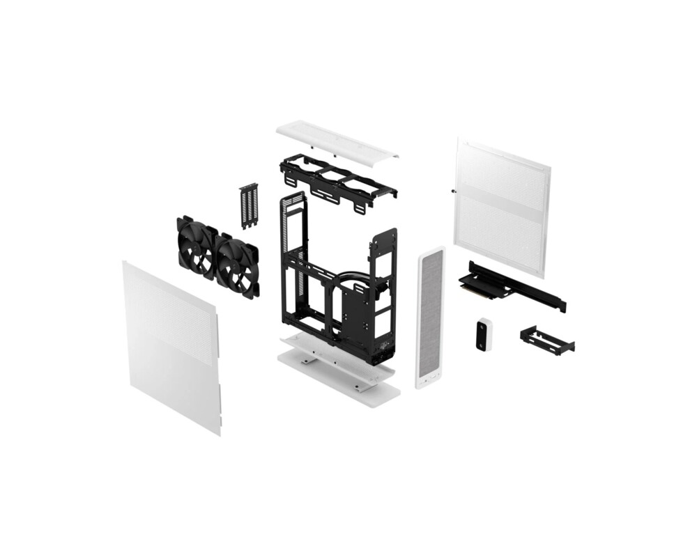 Кутия FD RIDGE WHITE MITX PCIE 4.0 6