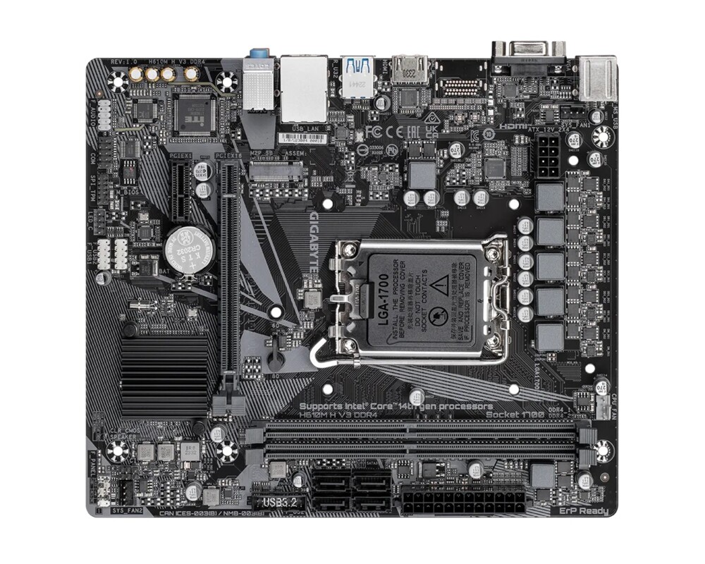 Дънна платка GB H610M H V3 DDR4 /LGA1700 4