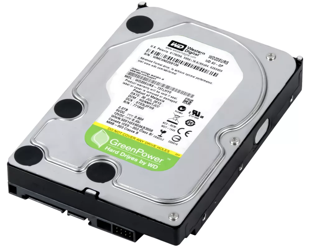 Твърд диск 2TB WD SATA2 64MB GREEN 2