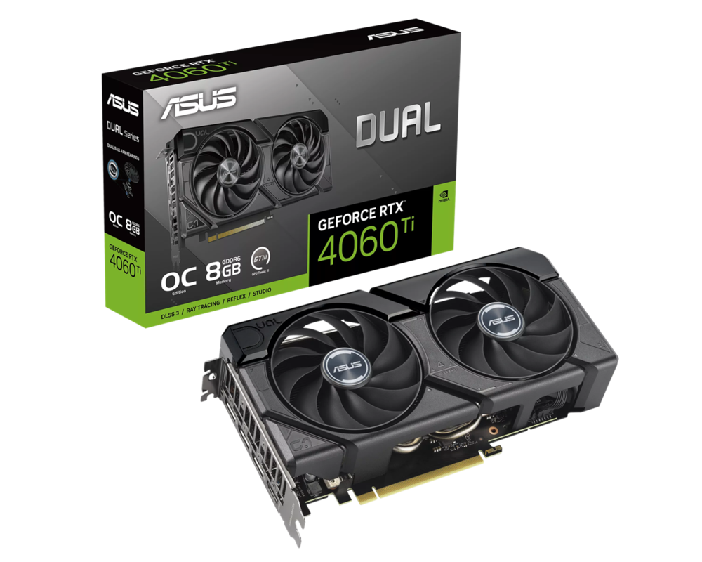 Видеокарта ASUS GeForce RTX 4060 Ti 8GB Dual EVO OC DLSS 3 23