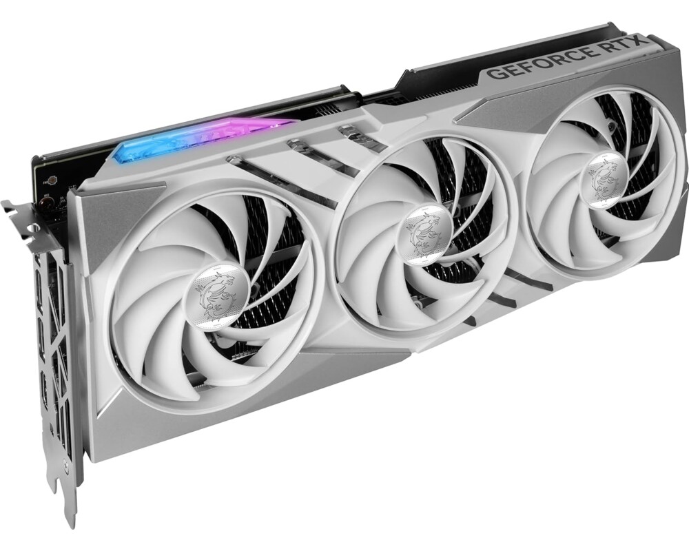 Видеокарта MSI GeForce RTX 4070 Super 12GB Gaming X Slim White 2