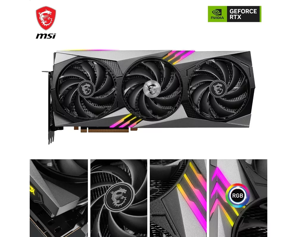 Видеокарта MSI GeForce RTX 4080 Super 16GB Gaming X Trio 3