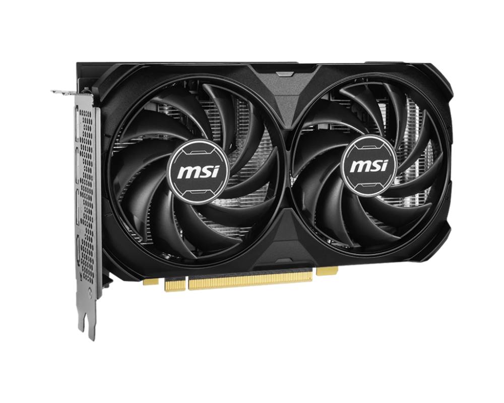 Видеокарта MSI GeForce RTX 4060 Ti Ventus 2X Black 8GB E1 2