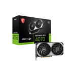 <span>Видеокарта</span> MSI GeForce RTX 4070 Ventus 2X E1 12GB OC <span class='catalog-num-in-name'>912-V512-018</span> - 