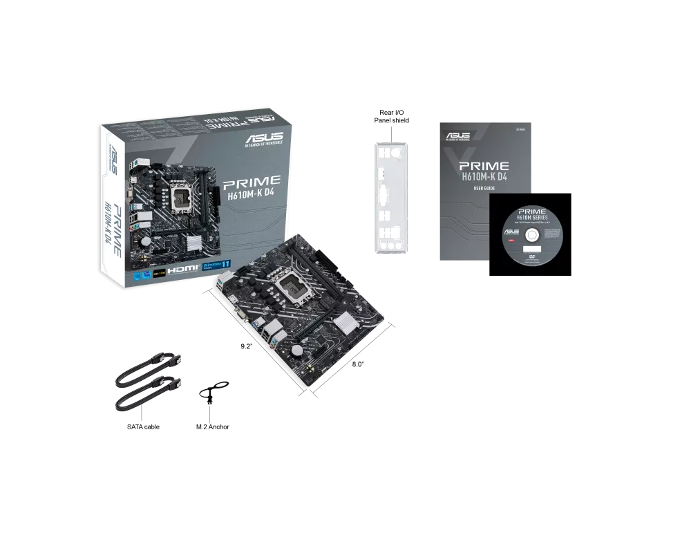 Дънна платка ASUS PRIME H610M-K /LGA1700 5