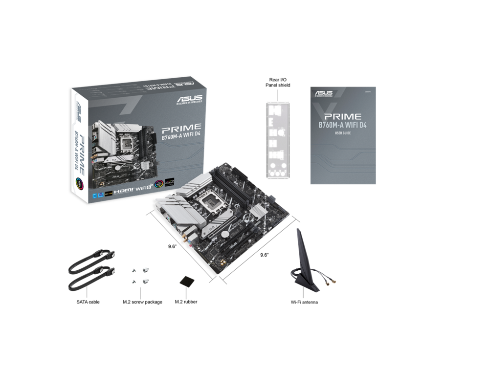 Дънна платка ASUS PRIME B760M-A WIFI D4 4