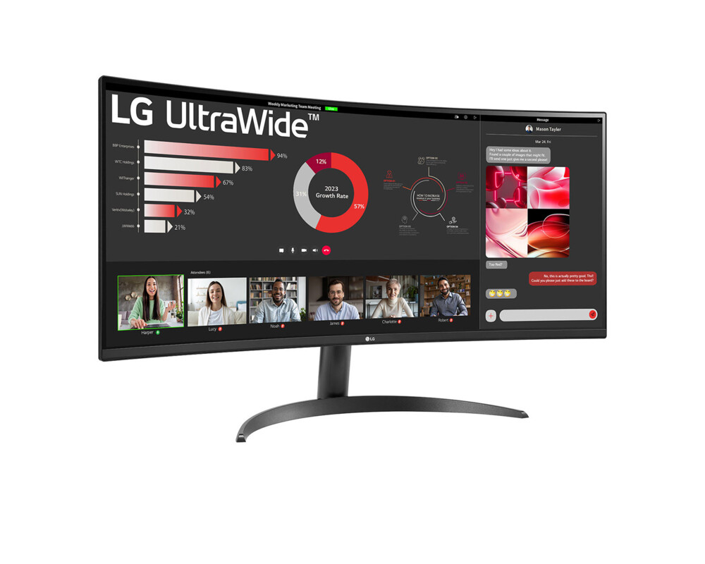 Монитор LG 34WR50QK-B 8