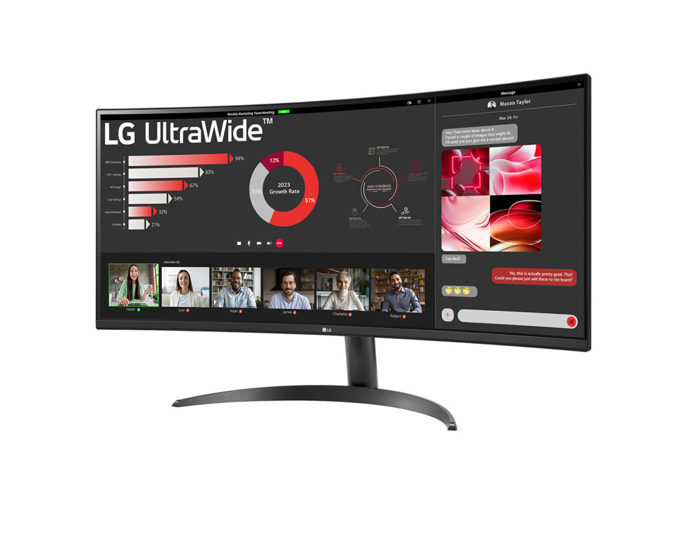 Монитор LG 34WR50QK-B 9