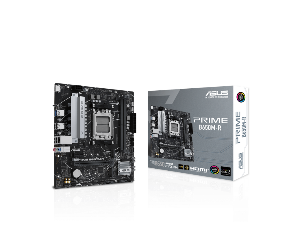 Дънна платка ASUS PRIME B650M-R socket AM5, 2xDDR5 9