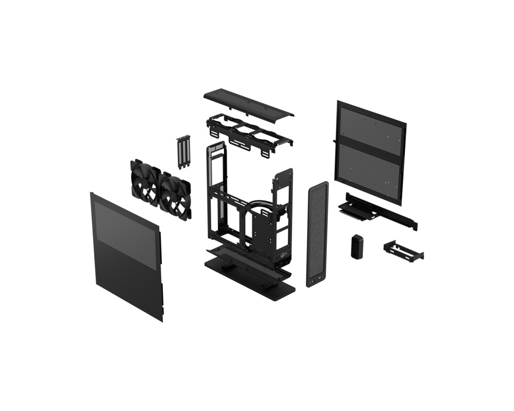 Кутия FD RIDGE BLACK MITX PCIE 4.0 9