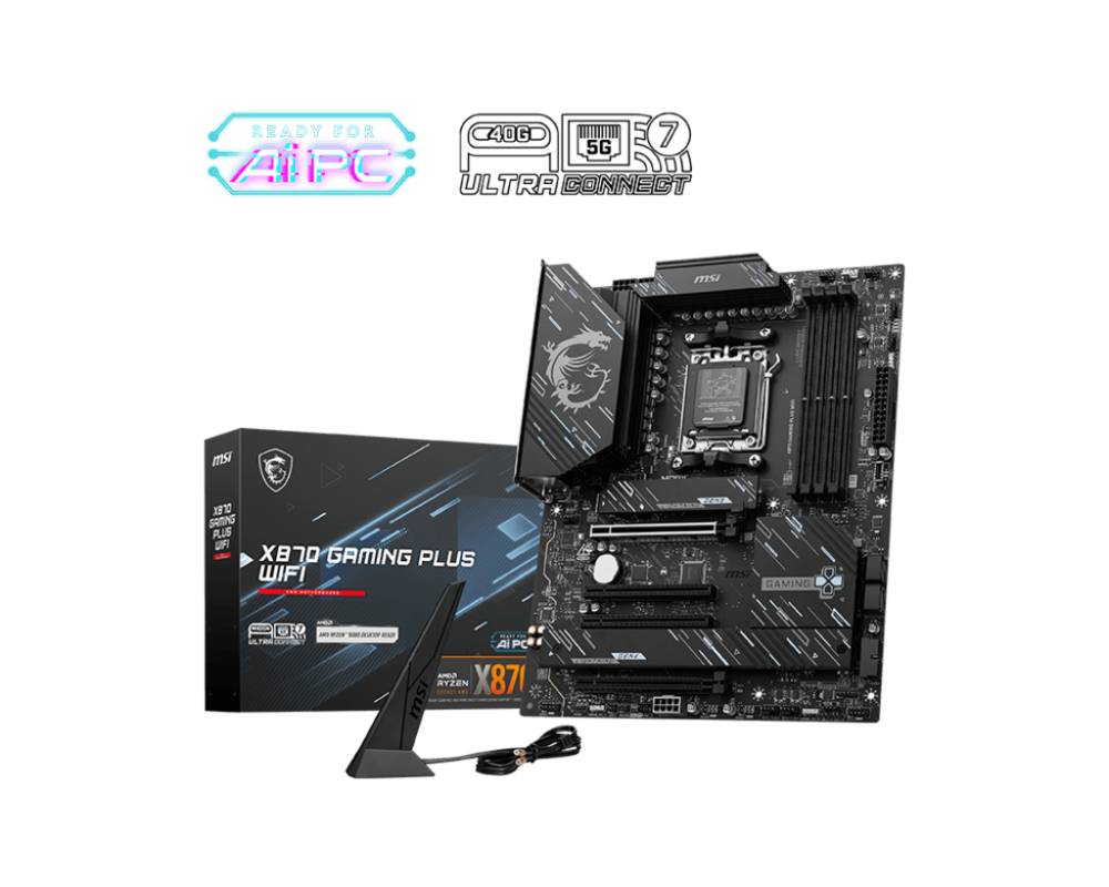 Дънна платка MSI X870 GAMING PLUS WIFI 2