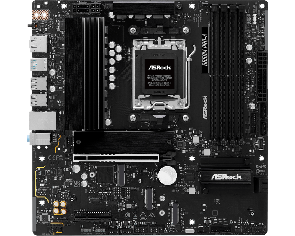 Дънна платка ASROCK B850M PRO-A /AM5 2