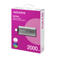  ADATA EXT SSD SC750 2TB USB-C 805416 SC750-2000G-CCBK на топ цена - PIC.bg
