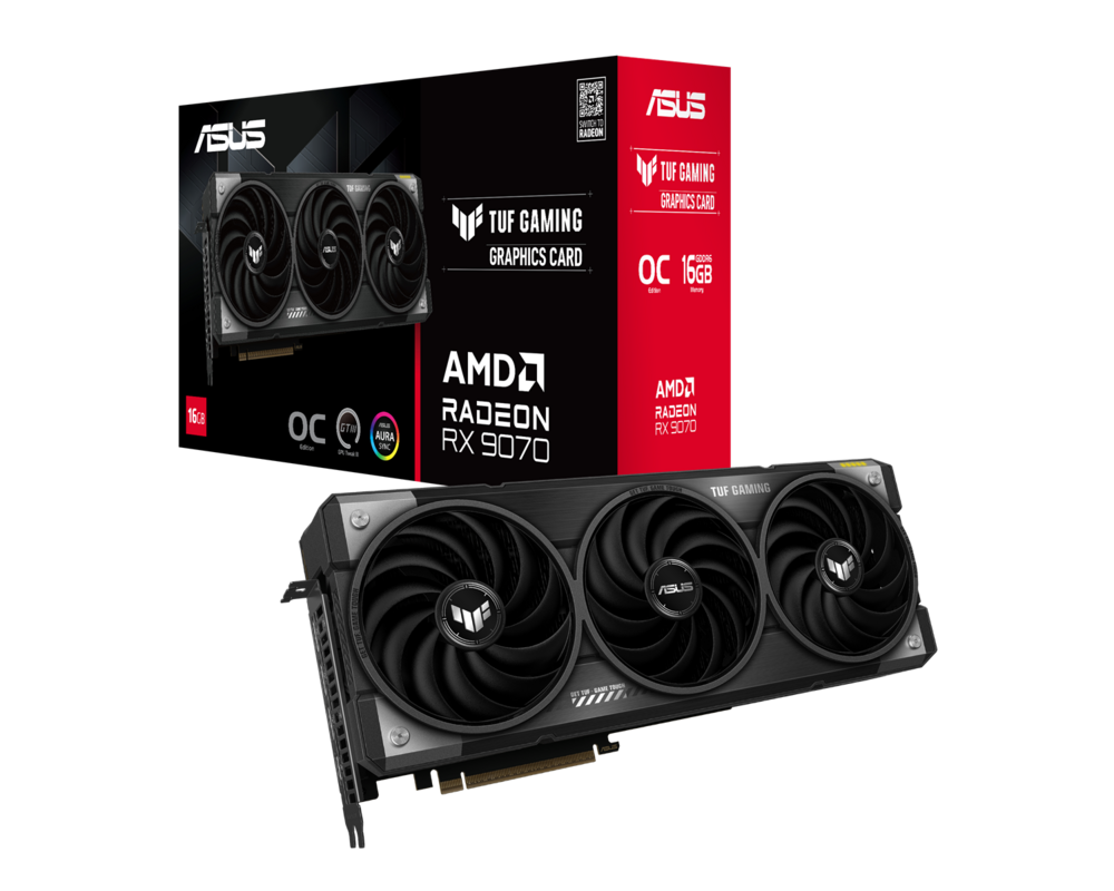 Видеокарта ASUS TUF Gaming RADEON RX 9070 OC 16GB GDDR6 9