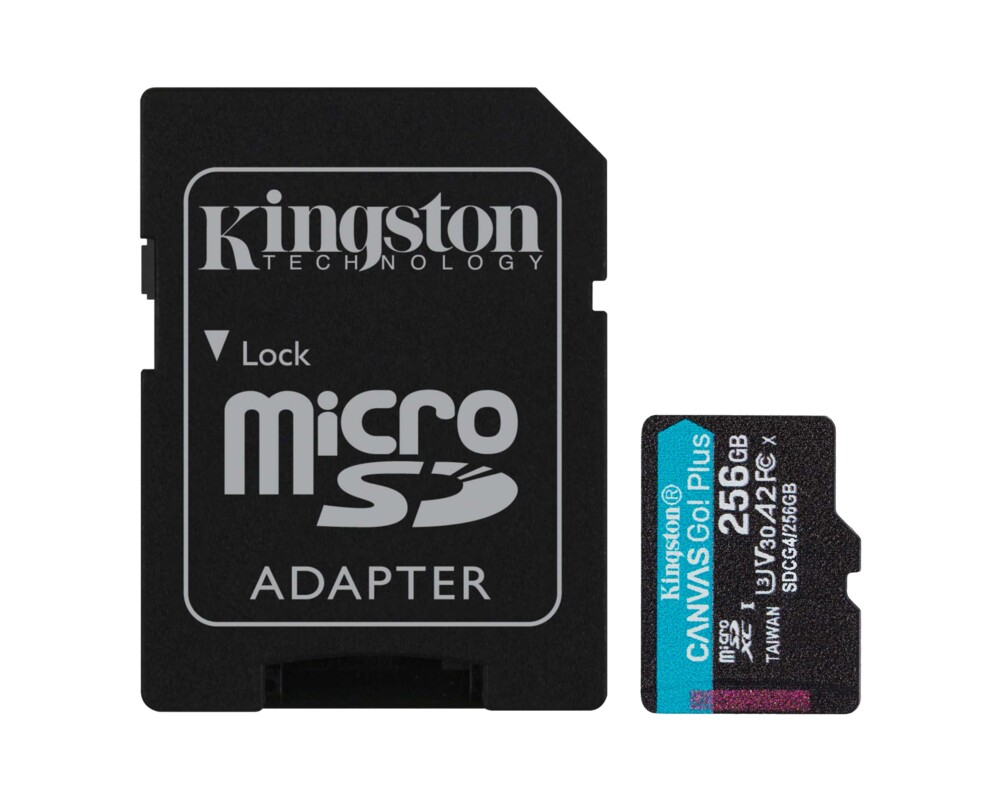 Флаш карта KINGSTON 256GB microSDXC Canvas Go Plus Gen4 200MB 4
