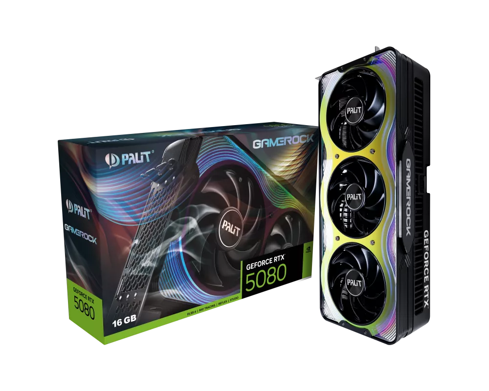 Видеокарта PALIT RTX5080 GAMEROCK 16G 7