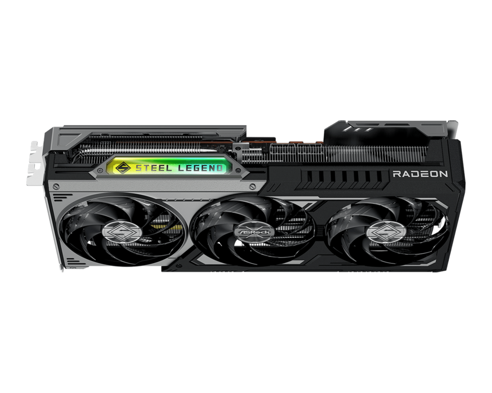 Видеокарта ASROCK AMD Radeon RX 9070 XT Steel Legend Dark 16GB GDDR6 13