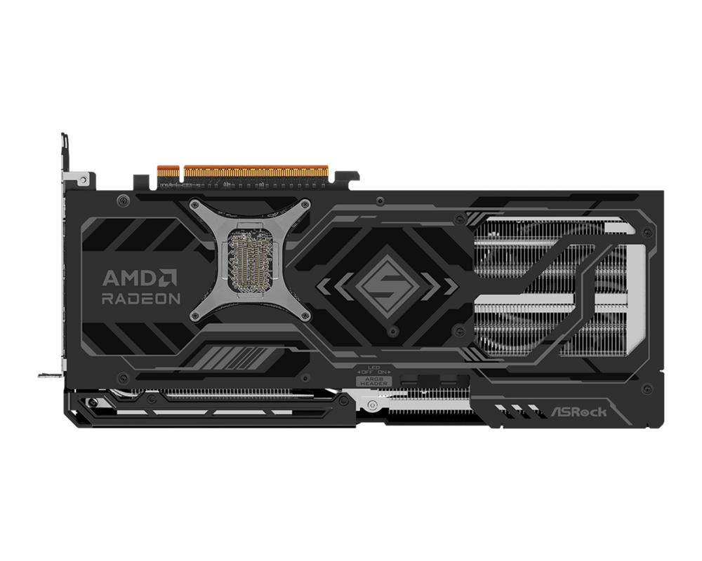 Видеокарта ASROCK AMD Radeon RX 9070 XT Steel Legend Dark 16GB GDDR6 14