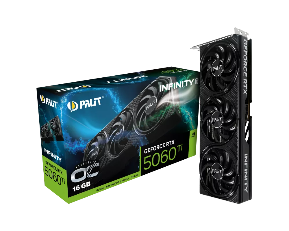Видеокарта PALIT RTX5060TI INFINI 3 OC 16 7