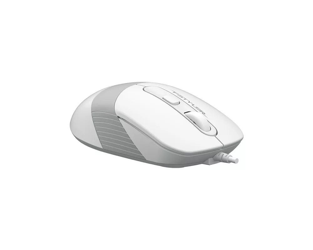 Мишка A4 FM10 USB WHITE 2