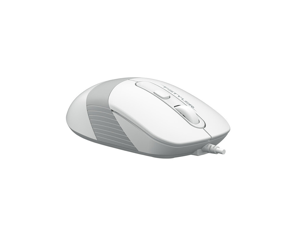 Мишка A4 FM10 USB WHITE 2