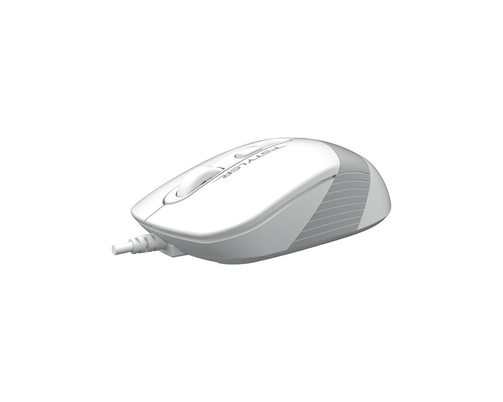 Мишка A4 FM10 USB WHITE 3