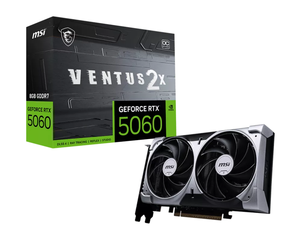 Видеокарта MSI RTX5060 8G VENTUS 2X OC 5