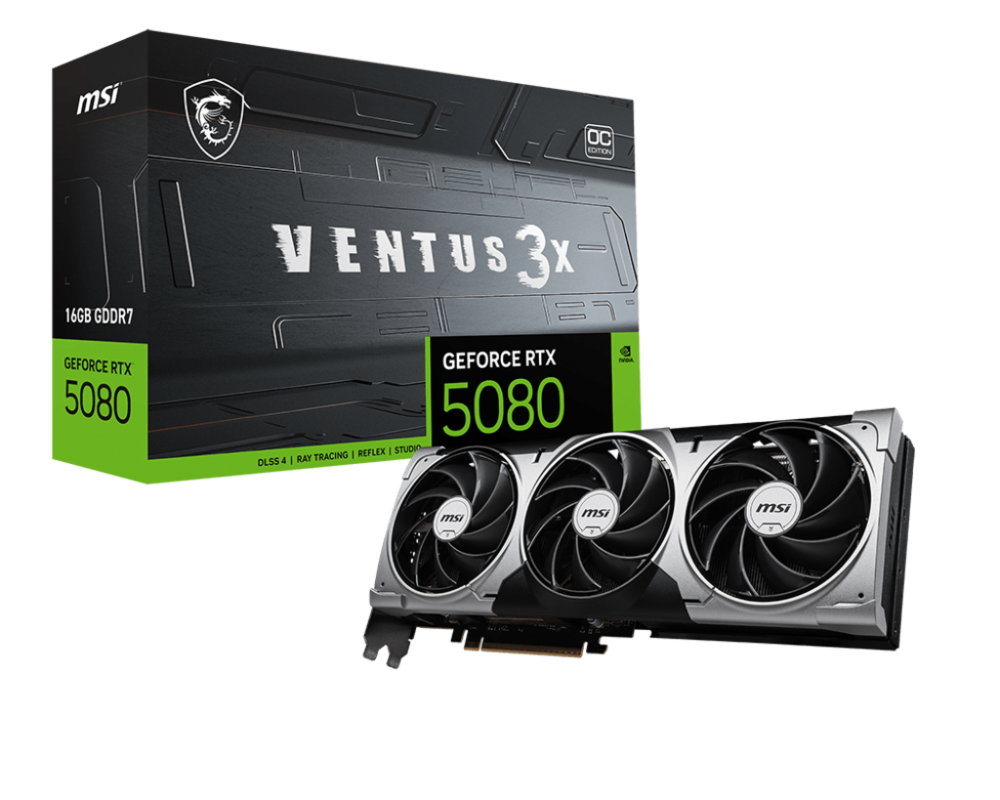 Видеокарта MSI RTX5080 16G VENTUS 3X OC + 5
