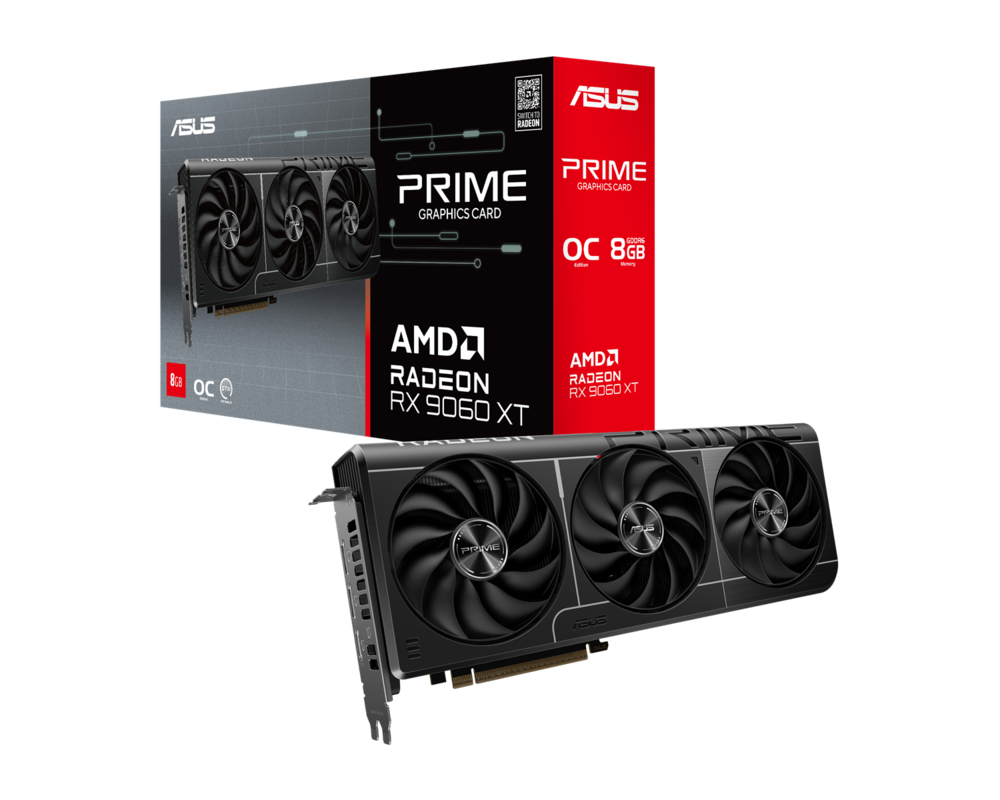 Видеокарта ASUS PRIME RADEON RX 9060 XT OC 8GB GDDR6 15