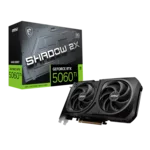 Видеокарта MSI GeForce RTX™ 5060 Ti 16G SHADOW 2X OC PLUS 5