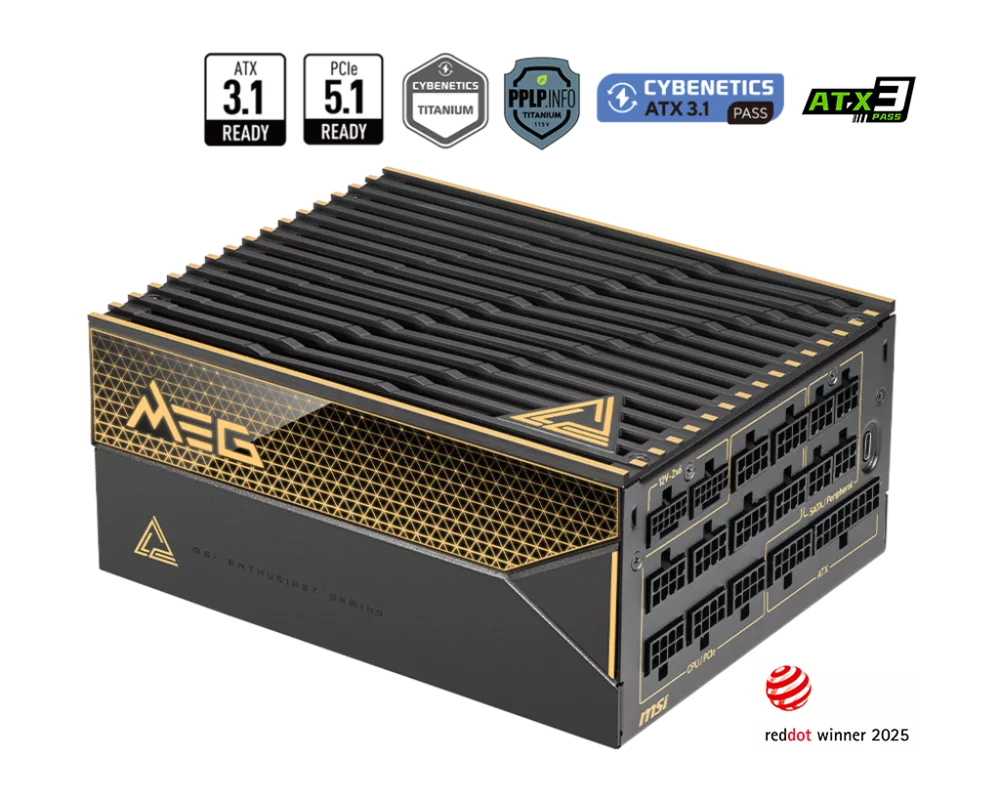 Захранване MSI MEG AI1600T PCIE5 2