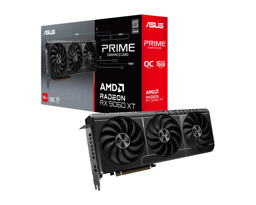 Видеокарта Asus Prime RX 9060XT 16GB GDDR6 OC 21