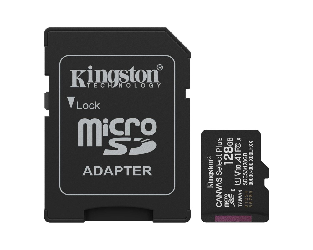 Флаш карта KINGSTON 128GB microSDXC Canvas Select Plus Gen3 150MB 2